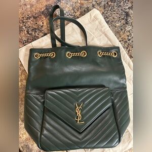 Never used Saint Laurent Joe Quilted Lambskin Backpack